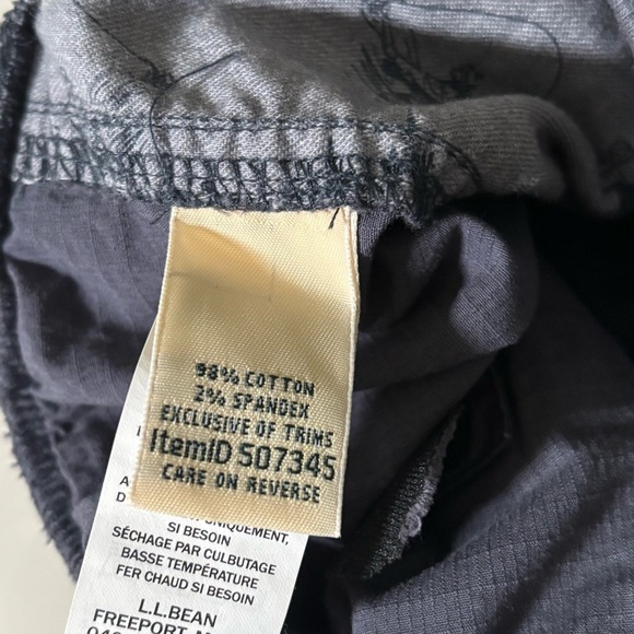L.L. Bean Stretch Ripstop Pull-On Capri Pants Outdoors Hiking Medium Petite - Picture 12 of 16